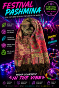 Sunset Mirage Pashmina