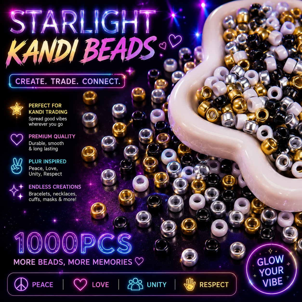 Starlight Kandi Beads