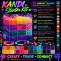 PLUR Paradise Kandi Kit – 3,600 Piece Ultimate Bead Collection