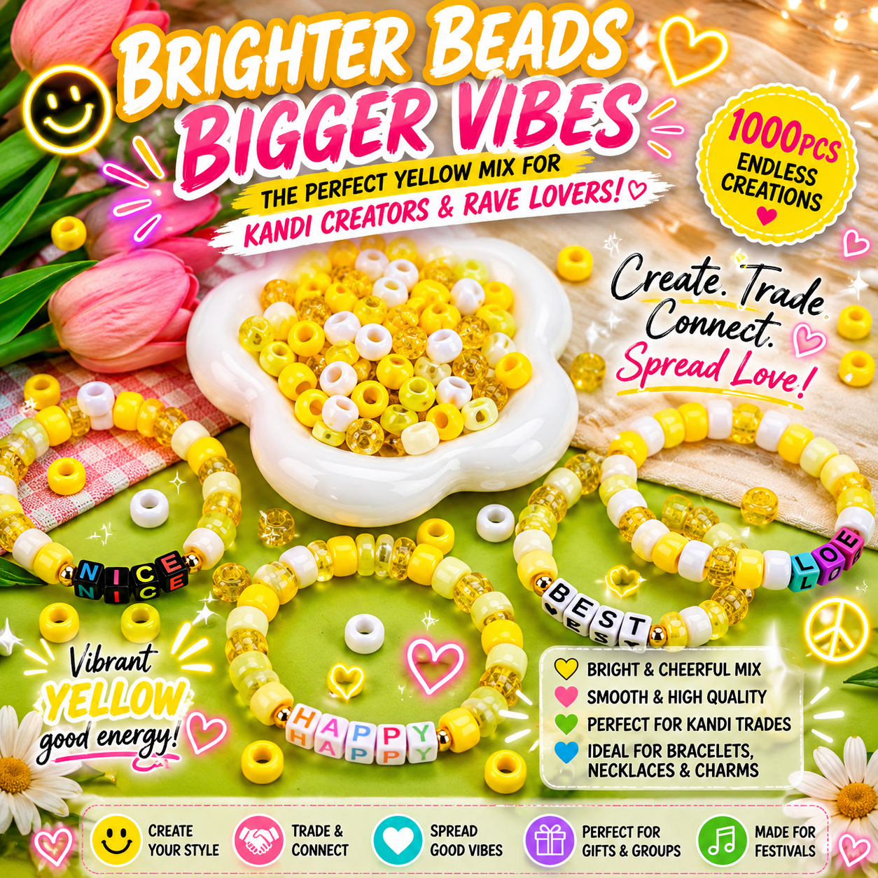 Sunrise Set Kandi Beads