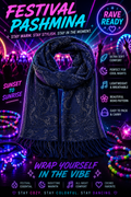 Celestial Tide Pashmina